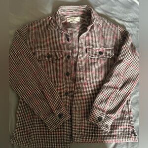 ABERCROMBIE AND FITCH SOFT  FLANNEL PLAID JACKET WINTER/AUTUMN SIZE SMALL